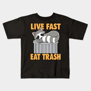 RACCOON: Fast Eat Kids T-Shirt